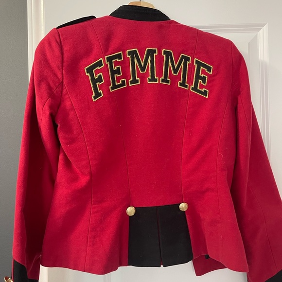 Adorable little jacket/blazer. Military style. Worn once. - Picture 3 of 6